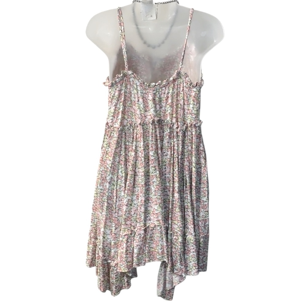 SCOOP RUFFLE HEM SHORT DRESS - Picture 2 of 4